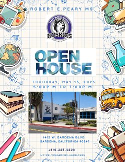 Husky Families Please Join Us for OPEN HOUSE!